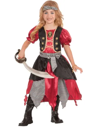 Cute Buccaneer Pirate Girls Costume