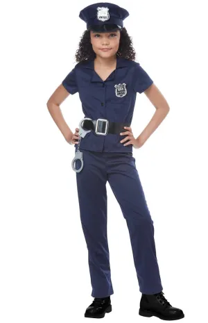 Cute Cop Girls Police Officer Costume
