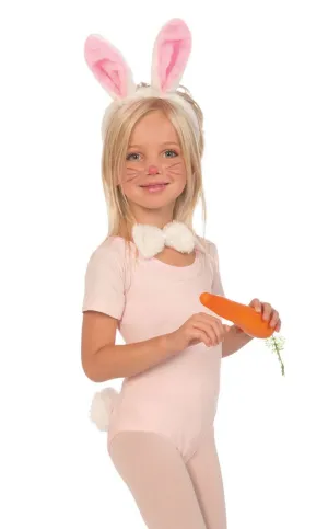 Cute Easter Bunny Girls Costume Accessory Set