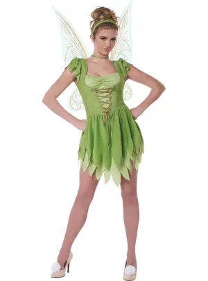 Cute Green Tinkerbell Womens Fairy Costume
