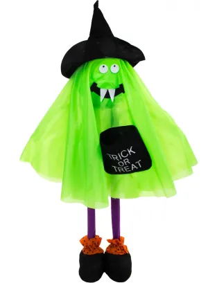 Cute Green Vampire 110cm Child Friendly Halloween Decoration