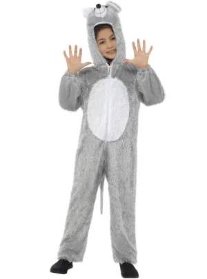 Cute Grey Mouse Kids Animal Onesie Book Week Costume