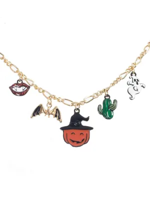 Cute Halloween Charms Costume Necklace