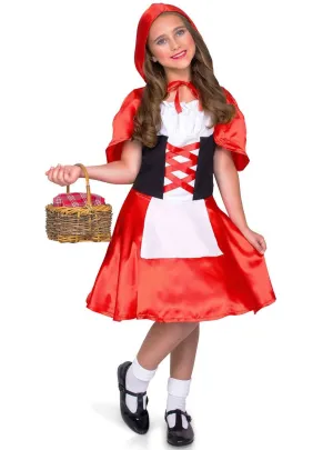 Cute Little Red Riding Hood Girls Book Week Costume