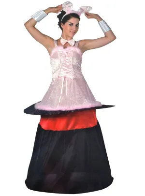 Cute Magical Rabbit in a Hat Womens Costume