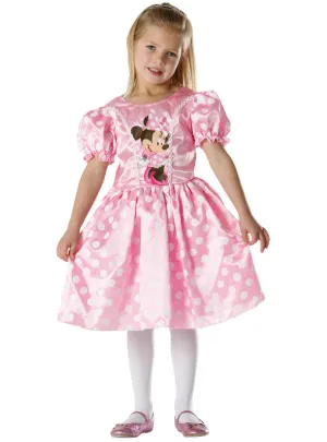 Cute Pink and White Minnie Mouse Girls Costume