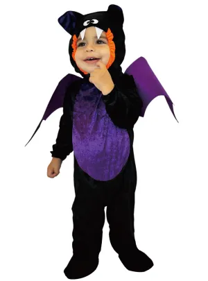 Cute Purple Bat Toddler Boys Halloween Costume