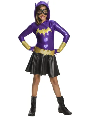 Cute Purple Batgirl Dress Costume for Girls