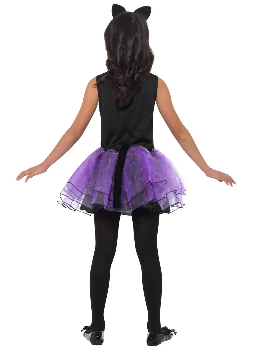 Cute Purple Cat Girls Halloween Costume