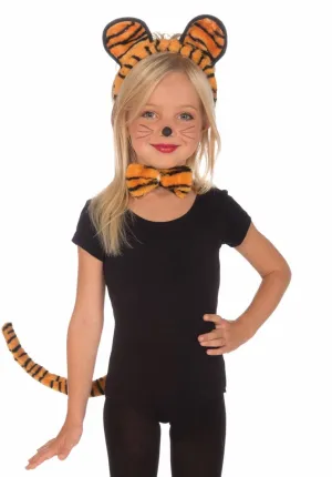 Cute Striped Tiger Girls Costume Accessory Set