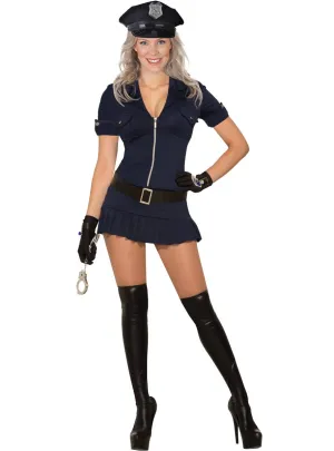 Cutie Cop Womens Sexy Fancy Dress Costume
