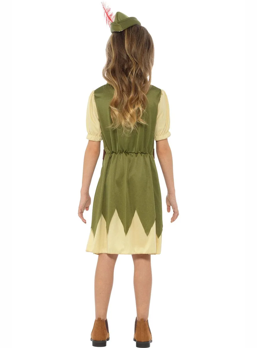 Cutie Robin Hood Girls Dress Up Costume