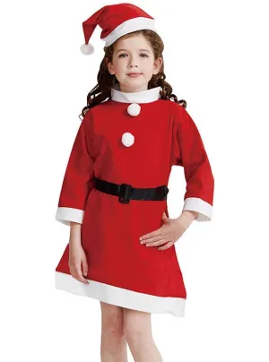 Cutie Santa Claus Toddler Girls Christmas Costume