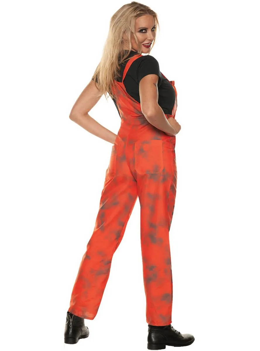 D-Mented Womens Orange Prisoner Costume