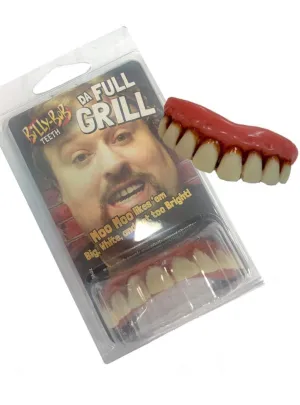 Da Full Grill Custom Fit Fake Teeth Costume Accessory
