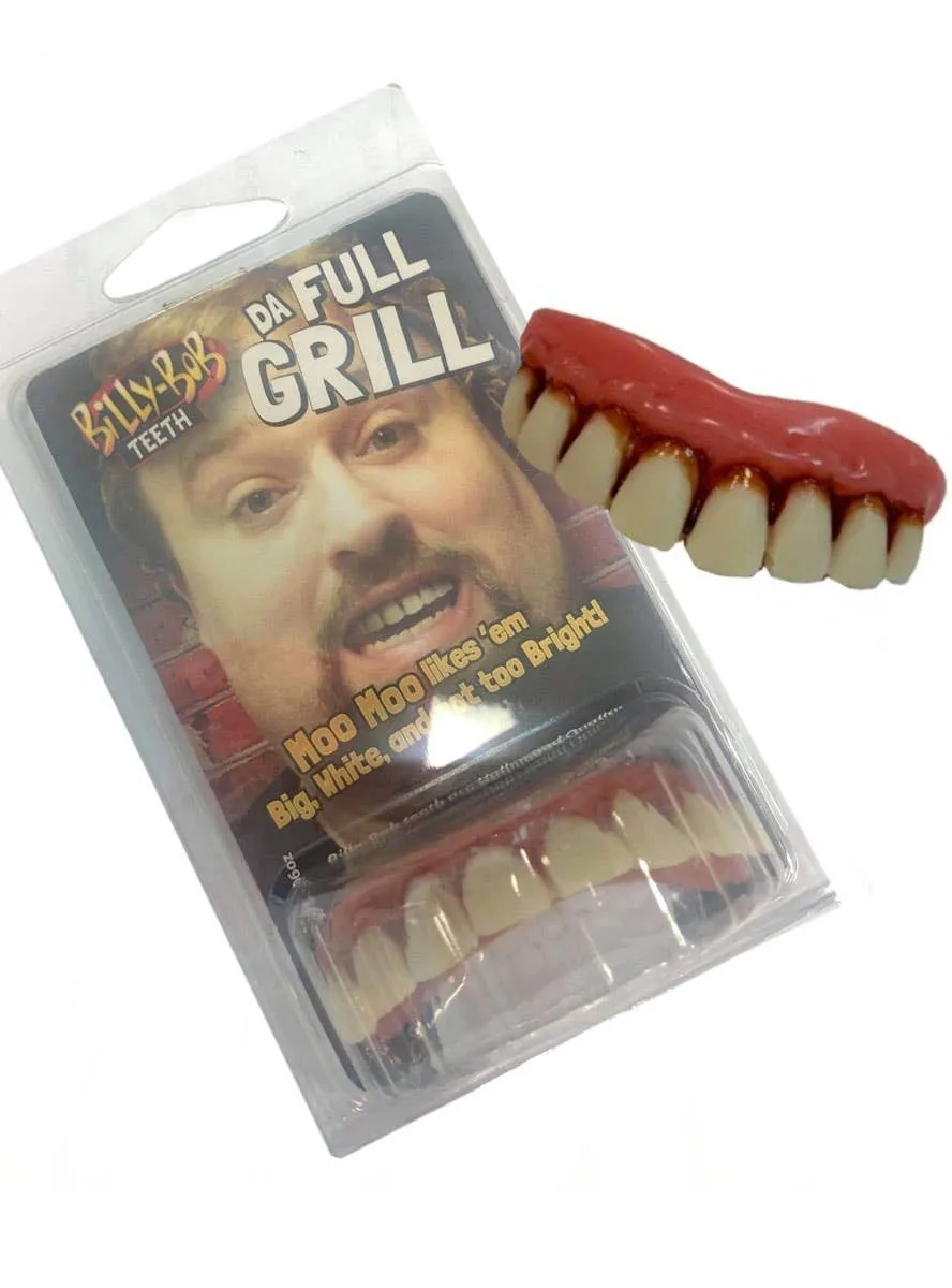Da Full Grill Custom Fit Fake Teeth Costume Accessory