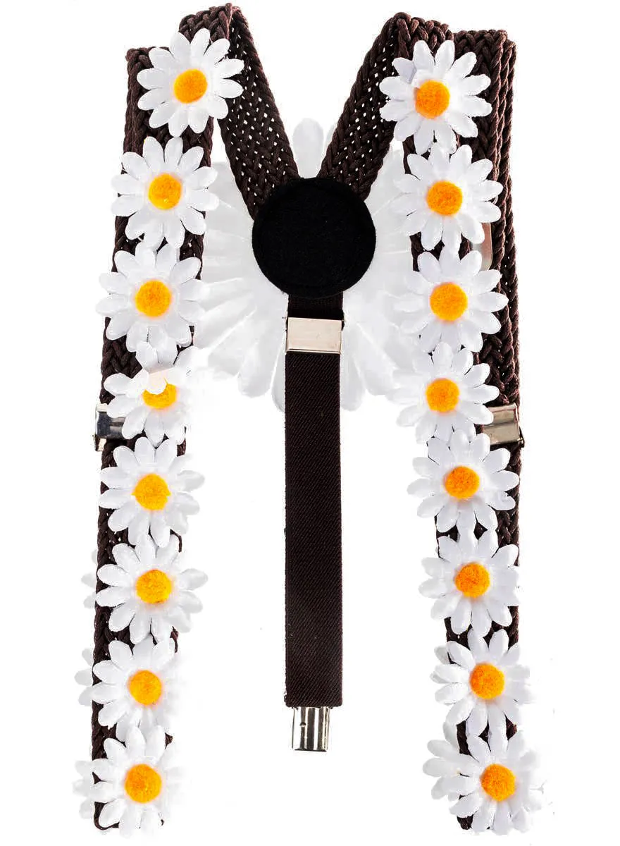 Daisy Chain 70s Hippie Costume Suspenders