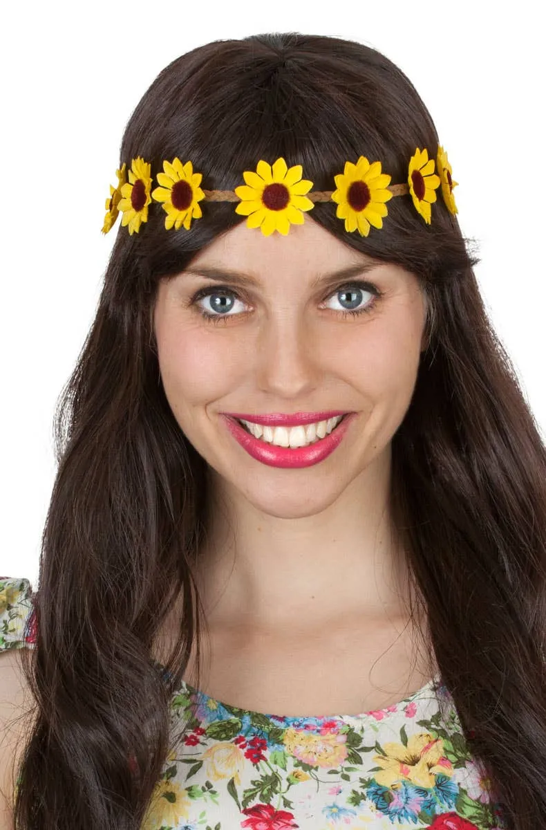 Daisy Chain Yellow Hippie Headband