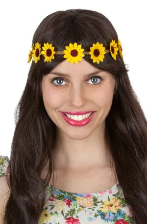 Daisy Chain Yellow Hippie Headband