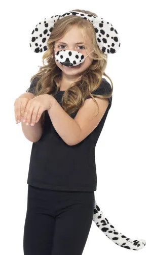 Dalmatian Dog Ears and Tail Childrens Accessory Kit