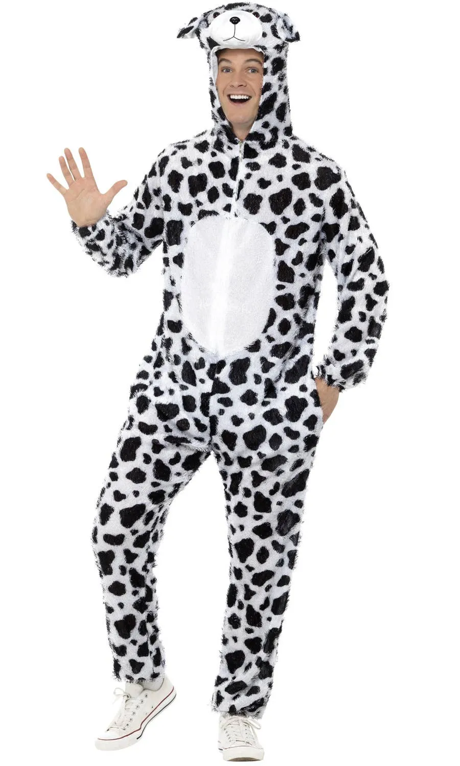 Dalmatian Mens Animal Onesie Costume