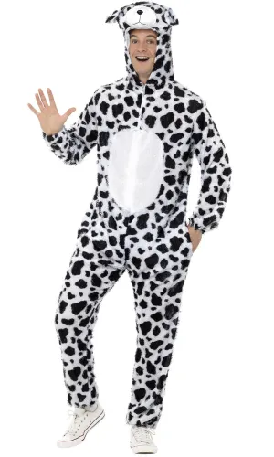 Dalmatian Mens Animal Onesie Costume