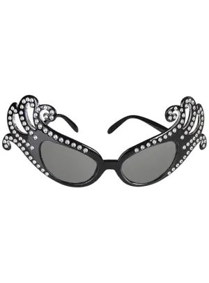 Dame Edna Novelty Black Costume Glasses