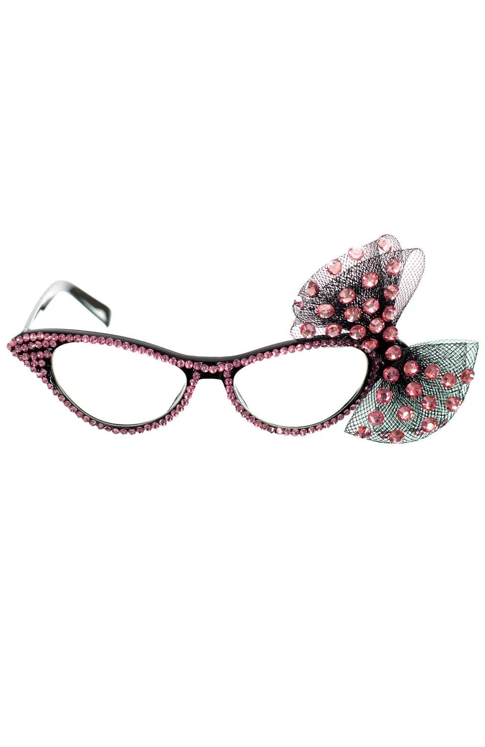 Dame Edna Pink Rhinestone Novelty Glasses