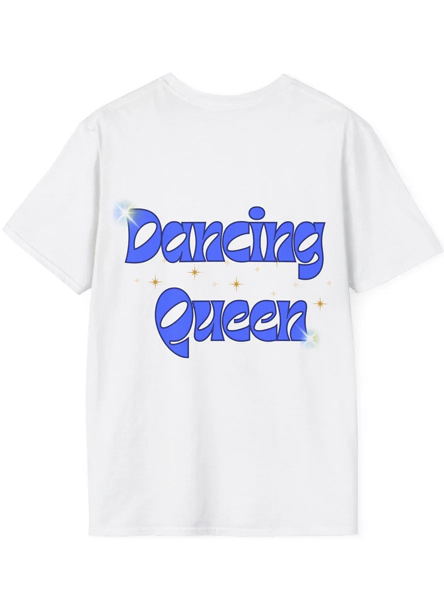 Dancing Queen Blue Cat Plus Size 70s Costume Shirt