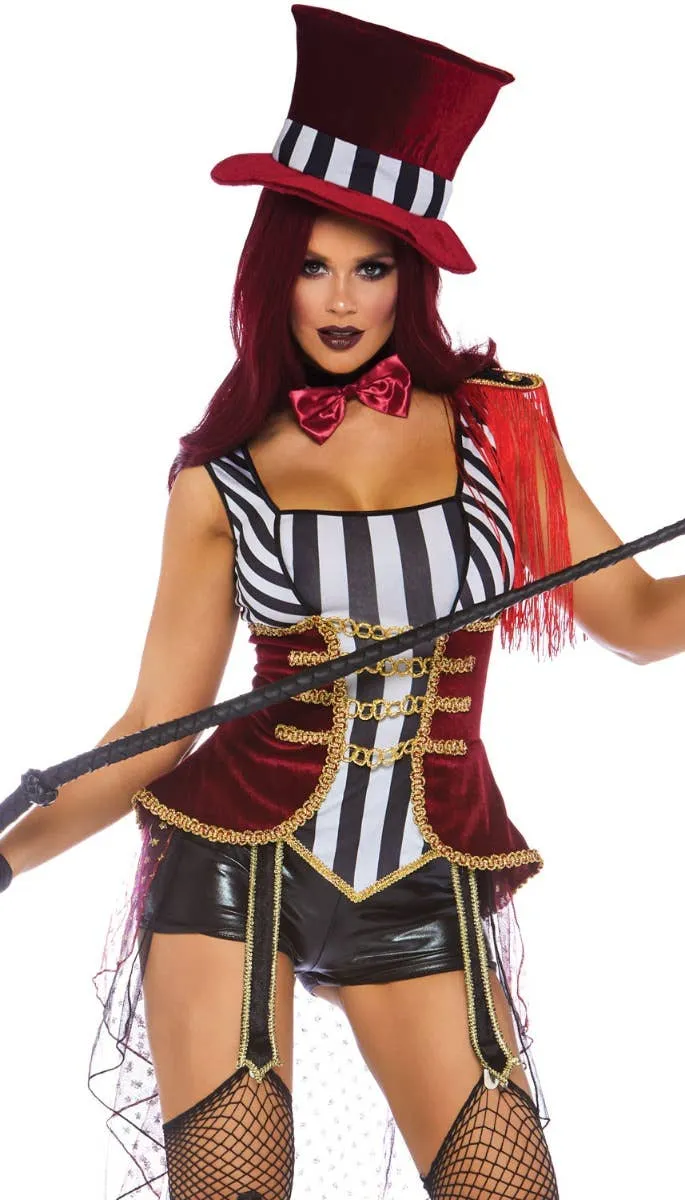 Daring Lion Tamer Womens Sexy Ringmaster Costume