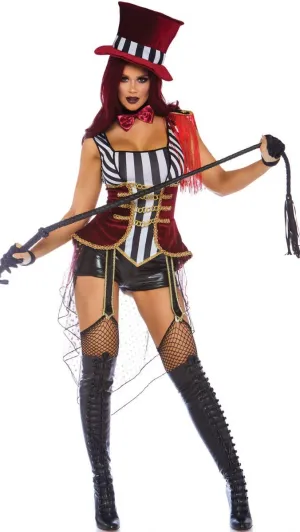 Daring Lion Tamer Womens Sexy Ringmaster Costume