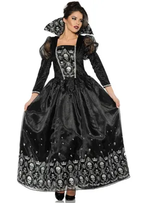 Dark Gothic Queen Womens Halloween Costume