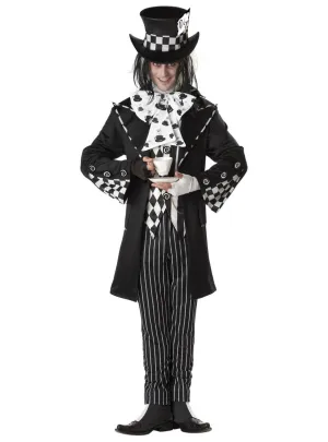 Dark Mad Hatter Deluxe Mens Halloween Costume