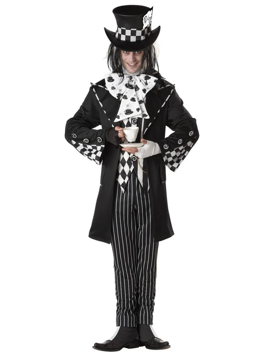 Dark Mad Hatter Deluxe Mens Halloween Costume