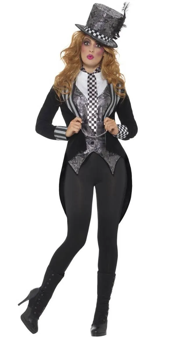 Dark Miss Hatter Deluxe Womens Halloween Costume