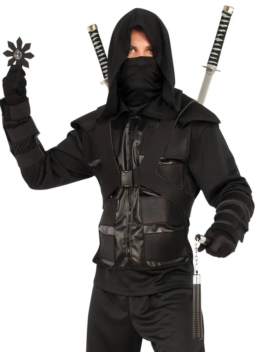 Dark Ninja Mens Fancy Dress Costume