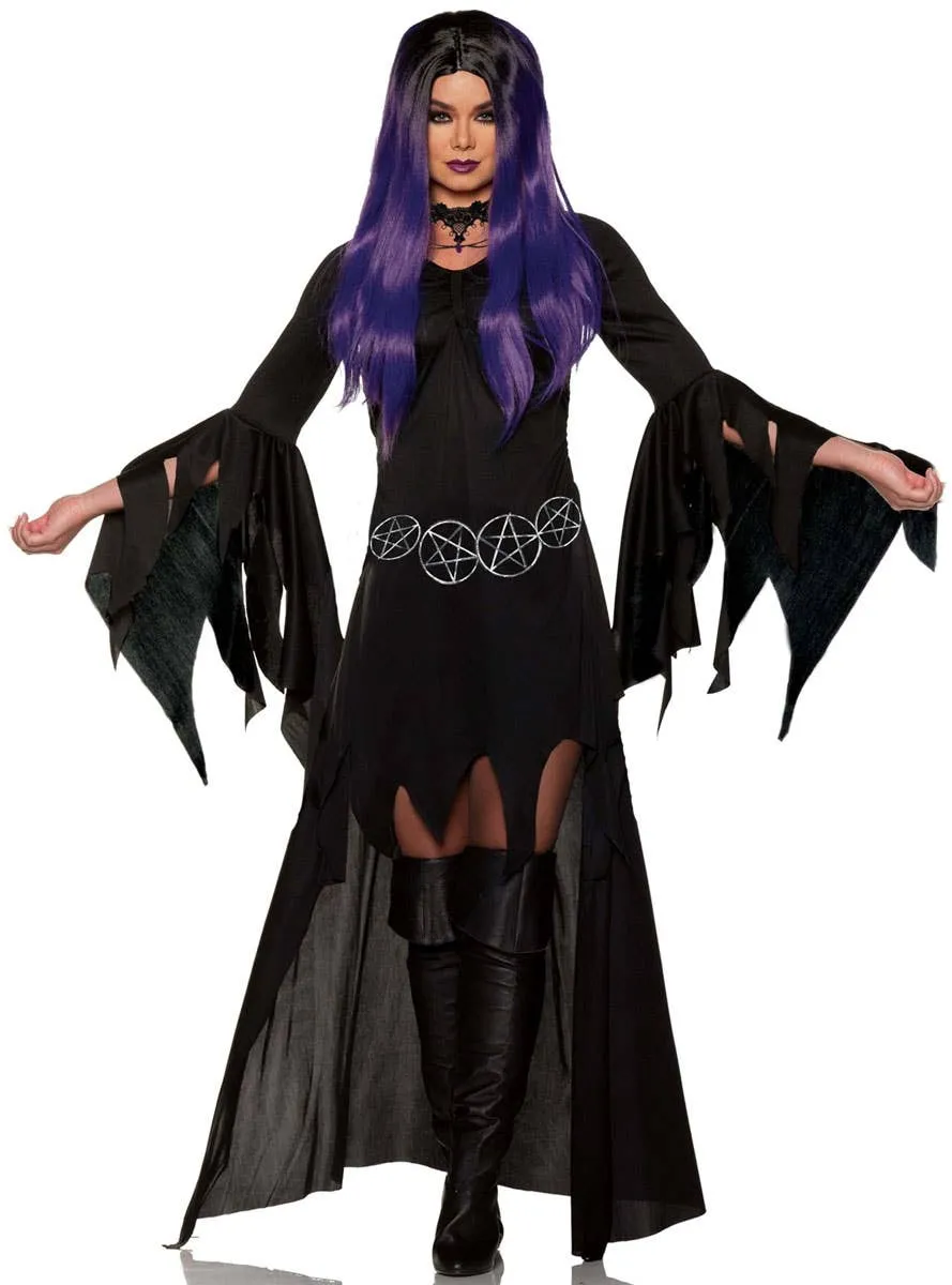 Dark Spell Caster Witch Womens Halloween Costume