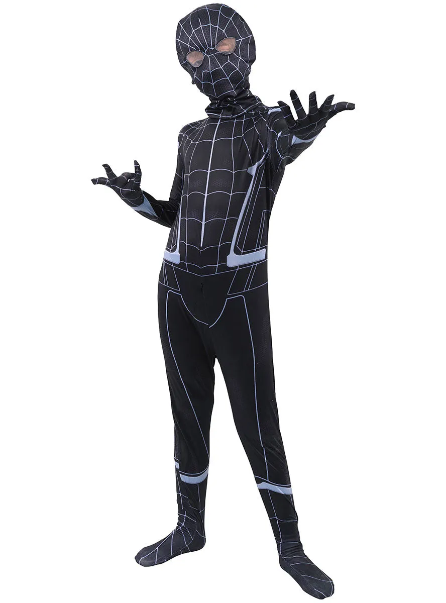 Dark Spider Hero Boys Superhero Costume