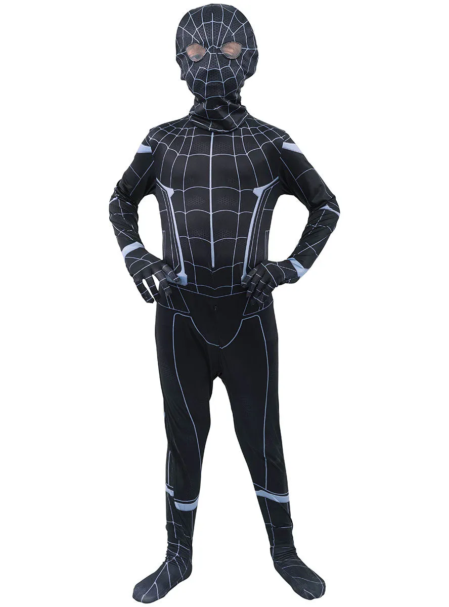 Dark Spider Hero Boys Superhero Costume