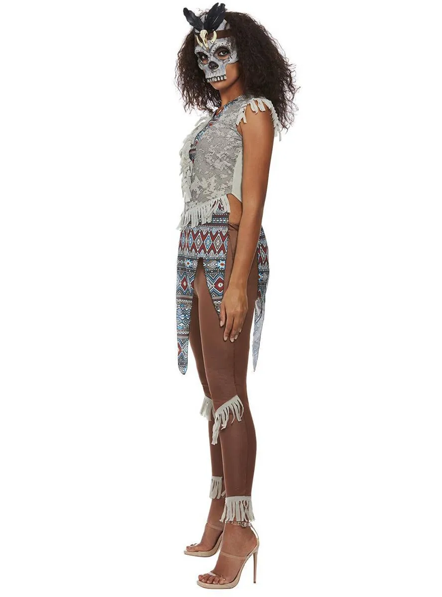 Dark Spirit Warrior Womens Halloween Costume