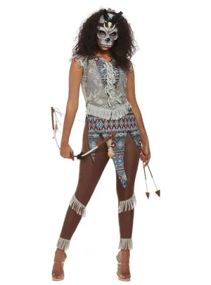 Dark Spirit Warrior Womens Halloween Costume