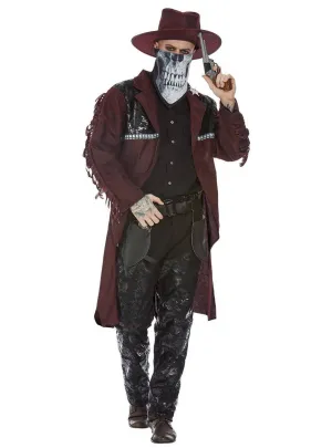 Dark Spirit Western Cowboy Mens Halloween Costume