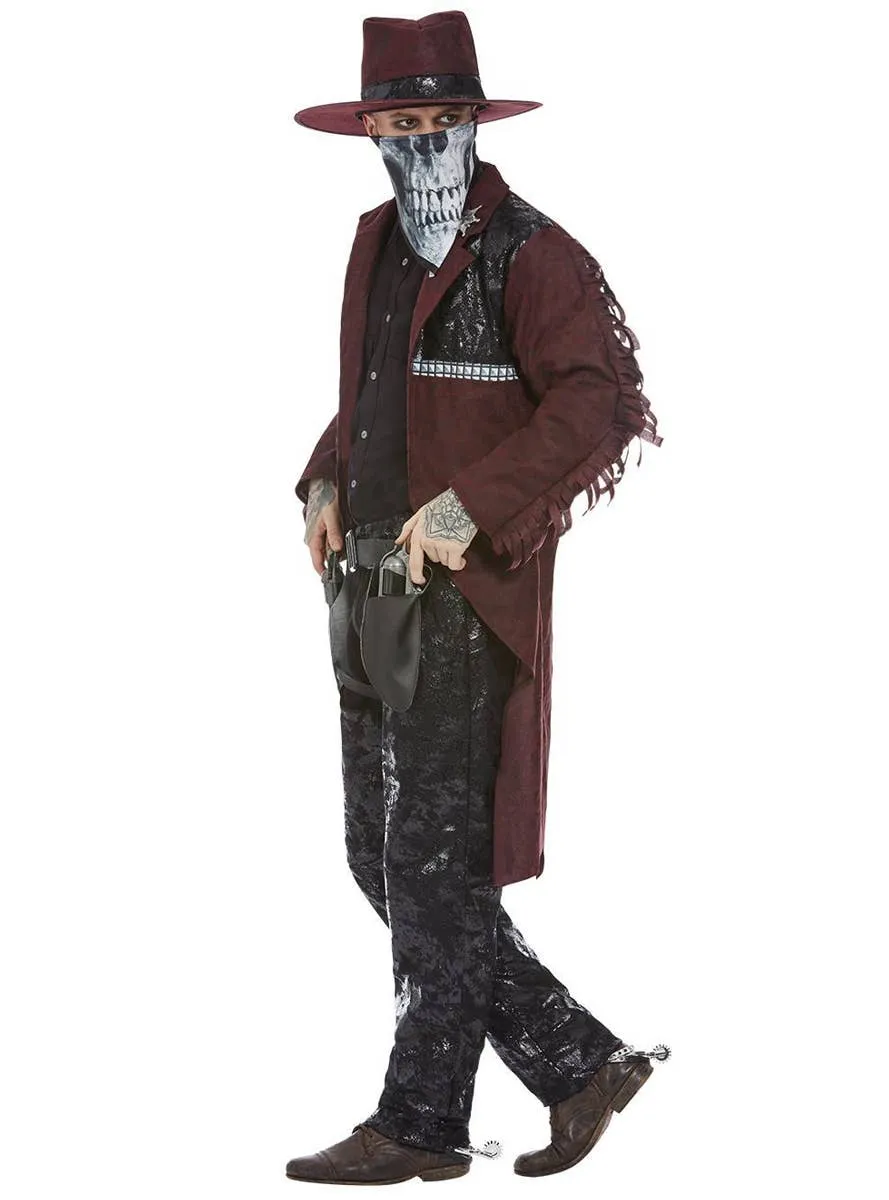 Dark Spirit Western Cowboy Mens Halloween Costume