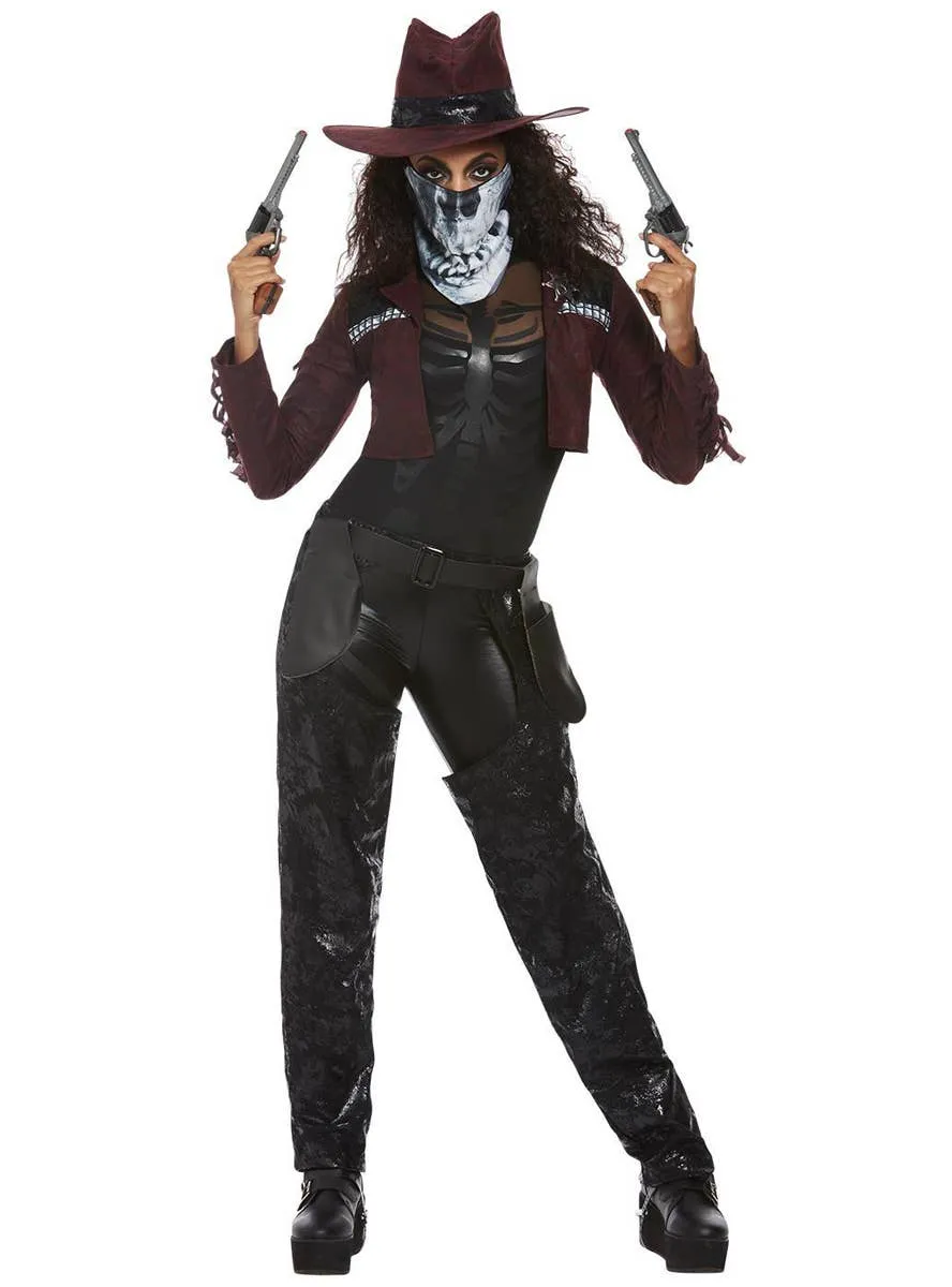 Dark Spirit Western Cowgirl Womens Halloween Costume
