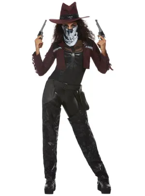 Dark Spirit Western Cowgirl Womens Halloween Costume