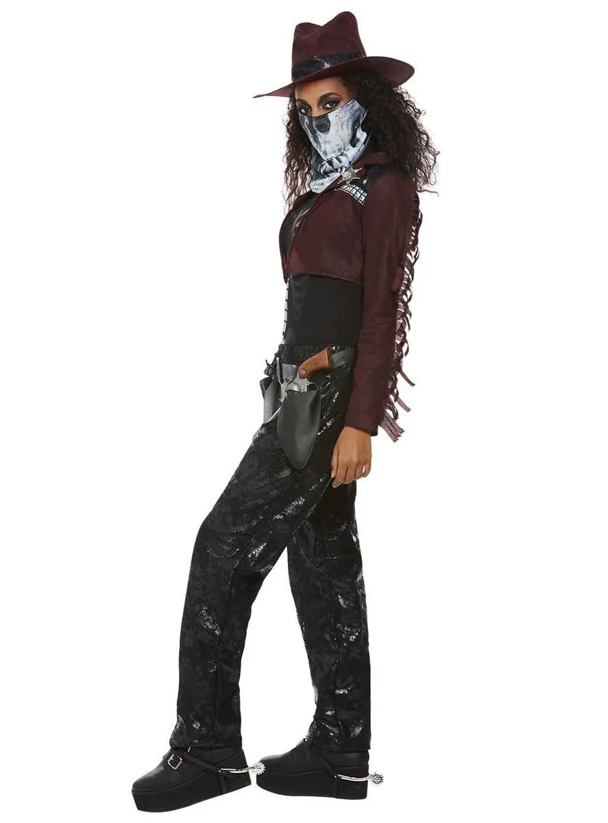 Dark Spirit Western Cowgirl Womens Halloween Costume