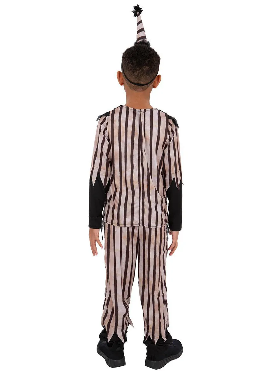 Dark Vintage Clown Boys Halloween Costume