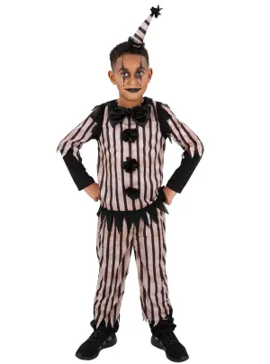 Dark Vintage Clown Boys Halloween Costume