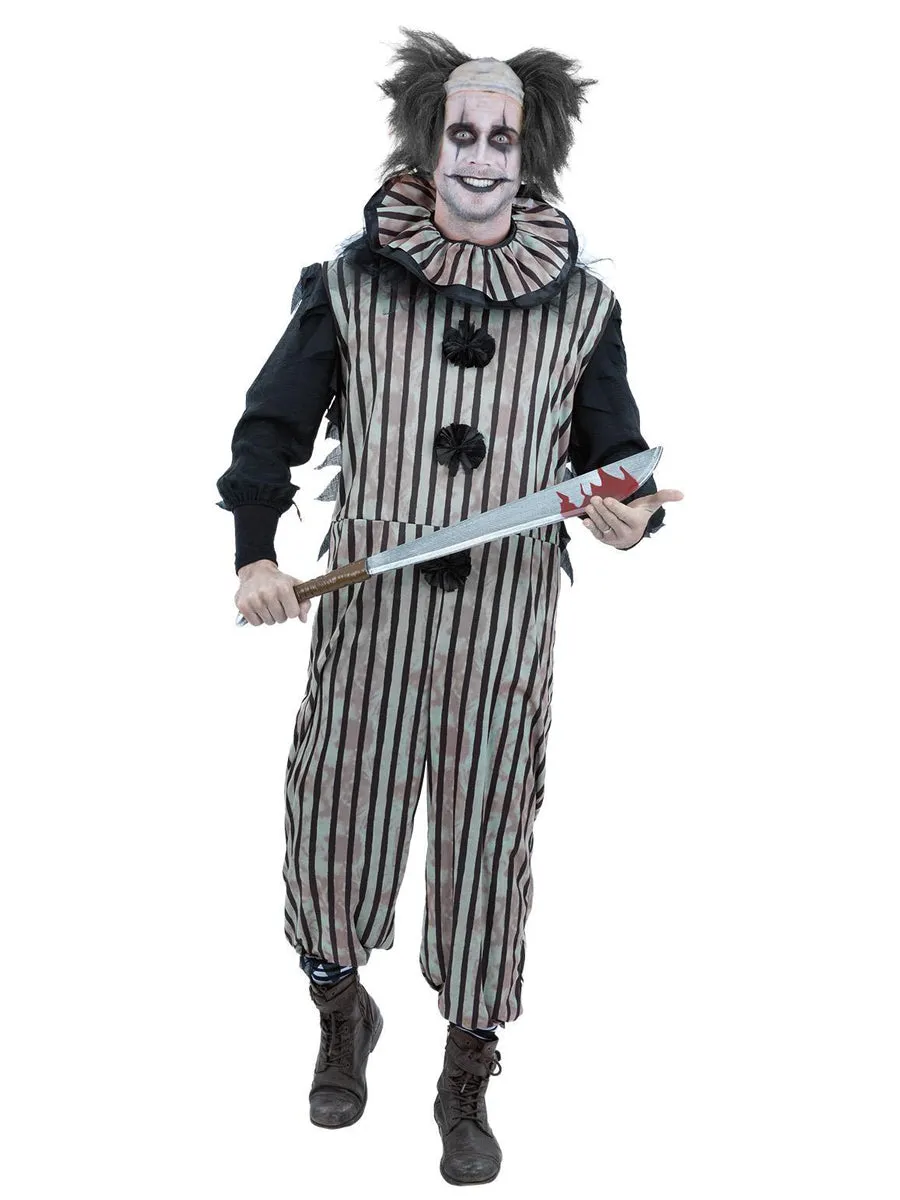 Dark Vintage Clown Mens Halloween Costume