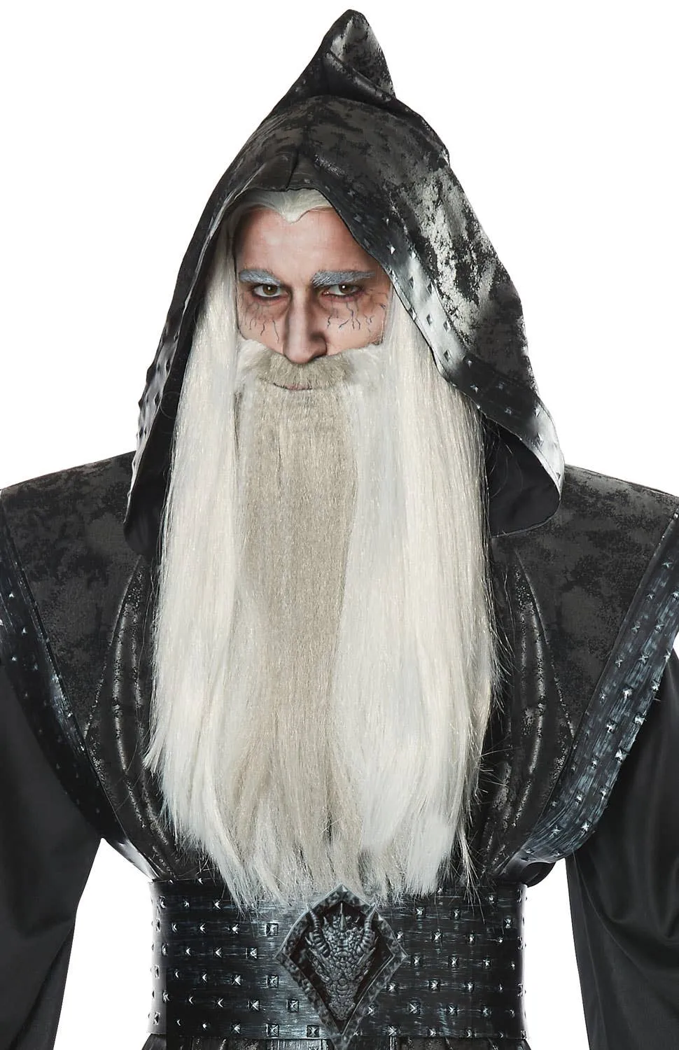 Dark Wizard Mens Black Magic Halloween Costume